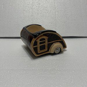 BIG SKY CARVERS BEARFOOT Woodie Trailer Soap Dish Holder BY JEFF FLEMING New Box